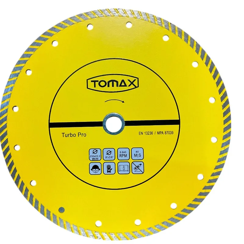 Tomax Turbo Elmas Kesici 230x2.4x22 - 5'li Paket