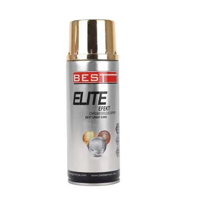 Best Parlak Metal Sprey Boya 400 Ml Altın (gold) - 12'li Paket