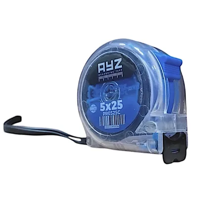 Ayz Şerit Metre Şeffaf (pr0525c) 5x25 Mt - 12'li Paket