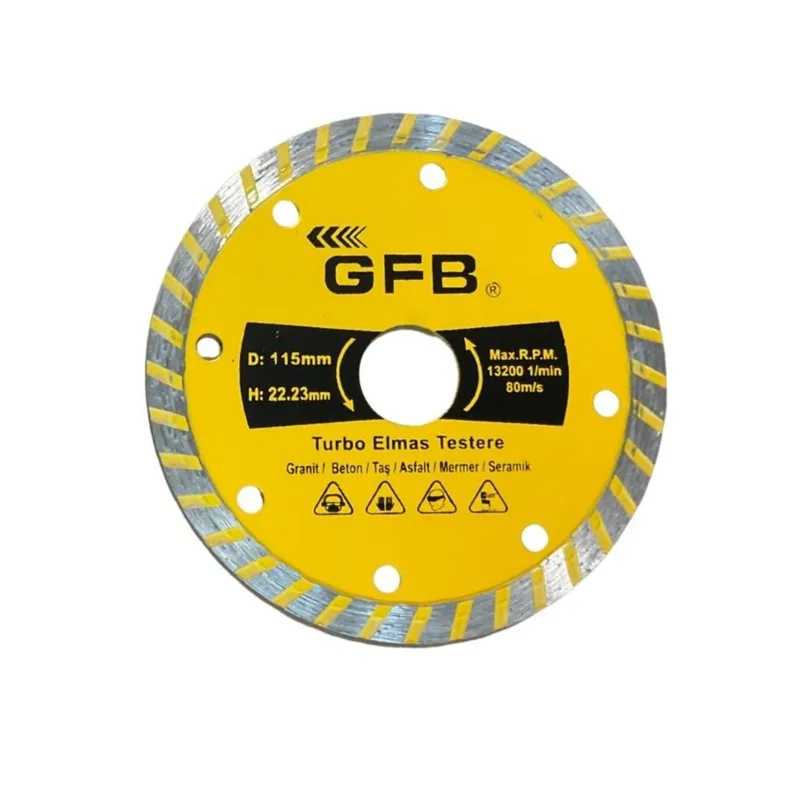 Gfb Turbo Elmas Kesici 115 Mm 2385 - 10'lu Paket