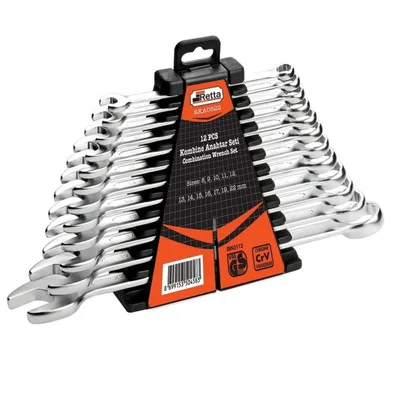 Retta Rka0822 Kombine Anahtar Takımı 12 Li - 2'li Paket