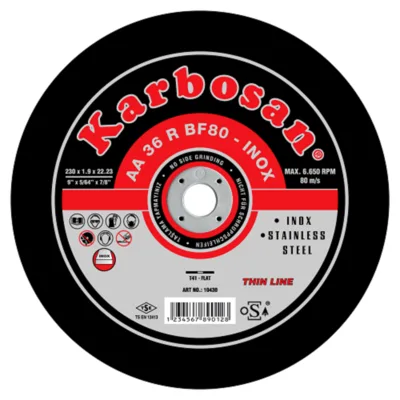 Karbosan İnox Thınlıne Kesici 230x1.9x22 (910430) - 25'li Paket