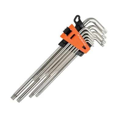 Retta Rat8009 Torx Allen Anahtar Takımı Uzun 9 Lu - 6'lı Paket