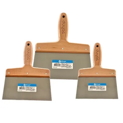 Duyar Finish Alçı Malası Ahşap Sap 16 Cm Kod:134 - 12'li Paket