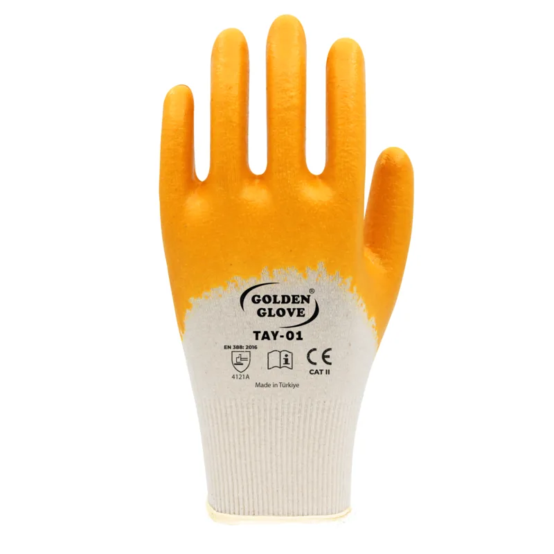 Golden Glove Tay-01 Nitril Eldiven Sarı No:9 - 72'li Paket