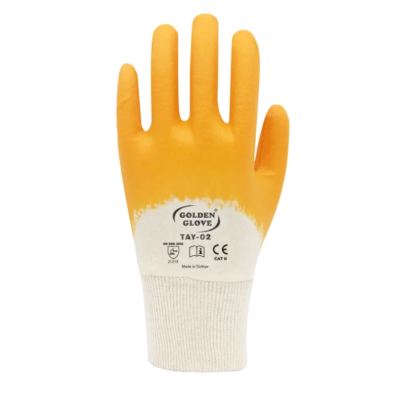 Golden Glove Tay-02 Nitril Eldiven Sarı - 72'li Paket