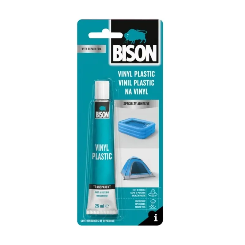 Bison Vinil Plastik Yapıştırma 25 Ml - 12'li Paket