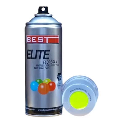 Best Floresan Sprey Boya 400 Ml Sarı - 12'li Paket