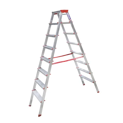 Akrobat Alüminyum Çift Çıkışlı Merdiven 8 Li