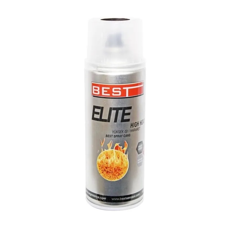 Best Yüksek Isı (hararet) Boyası 400 Ml Siyah - 12'li Paket