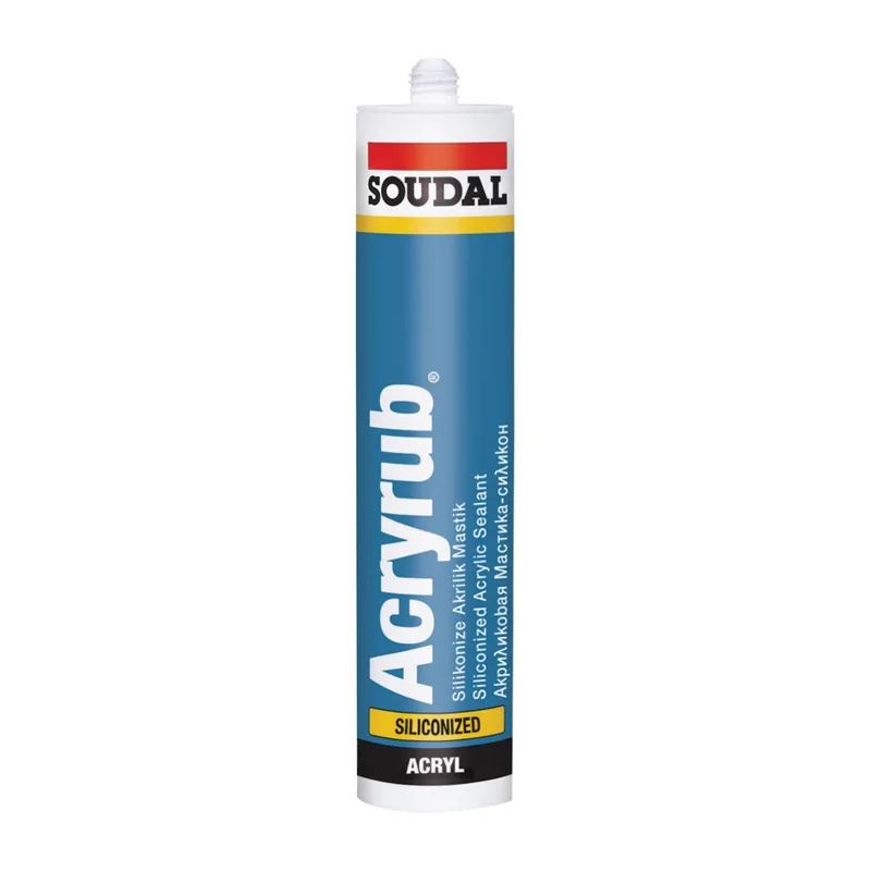 Soudal Silikonize Mastik 500 Gr - 30'lu Paket