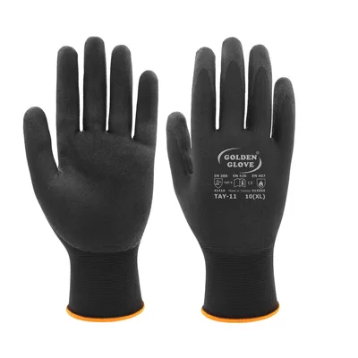 Golden Glove Tay-11micro Köpük Eldiven Siyah No:10 - 12'li Paket