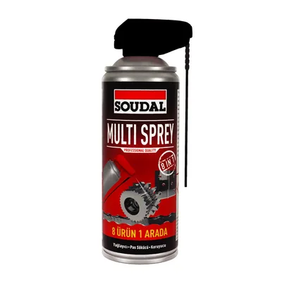 Soudal Pas Sökücü Ve Yağlayıcı Multi Sprey 400 Ml - 24'lü Paket