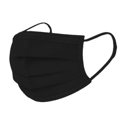 Üç Katlı Medikal Maske Siyah (kutu 50 Adet) - 50'li Paket