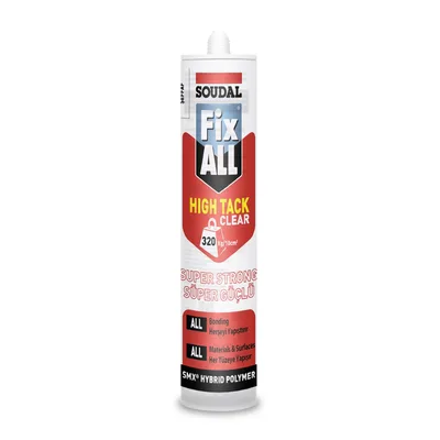 Soudal Fix All Hıgh Tack Şeffaf 290 Ml (131118) - 12'li Paket