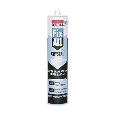 Soudal Fix All Crystal Şeffaf 290 Ml (122530) - 12'li Paket