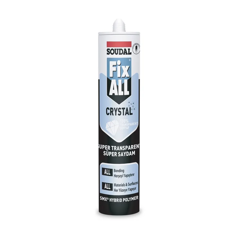 Soudal Fix All Crystal Şeffaf 290 Ml (122530) - 12'li Paket