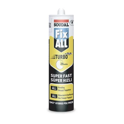 Soudal Fix All Turbo Beyaz 290 Ml (127961) - 12'li Paket