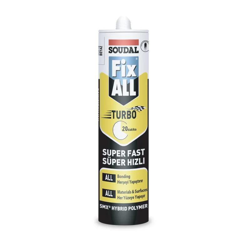 Soudal Fix All Turbo Beyaz 290 Ml (127961) - 12'li Paket