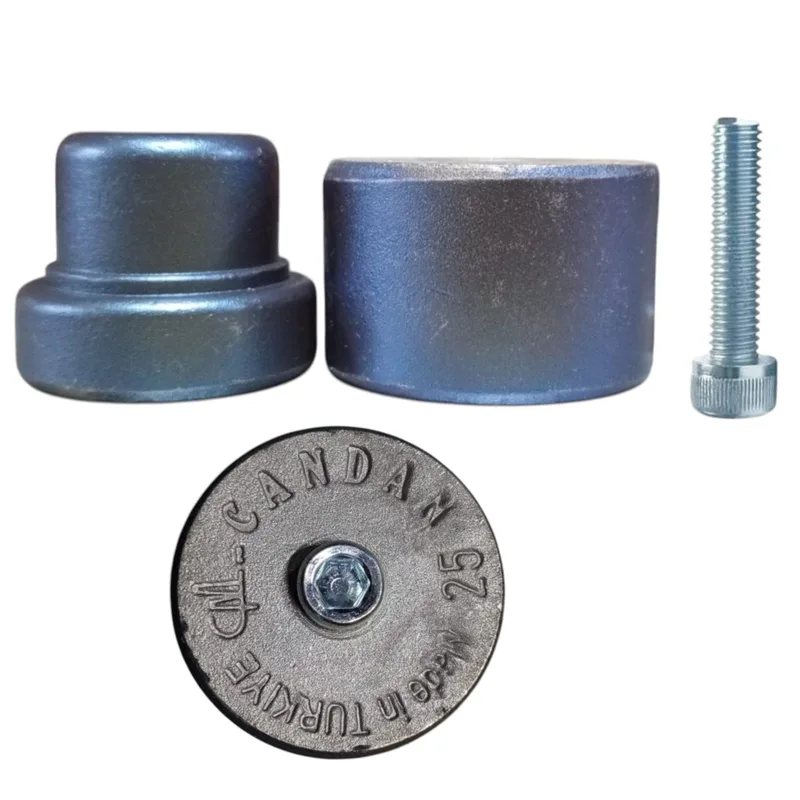 Candan Pprc Boru Paftası 25 Mm Mavi - 5'li Paket