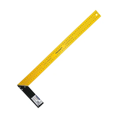 Meşem Marangoz Gönye Sarı 50 Cm Kod:558 - 12'li Paket