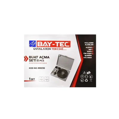 Baytec Mk0290 Buat Açma Seti 8 Parça - 2'li Paket
