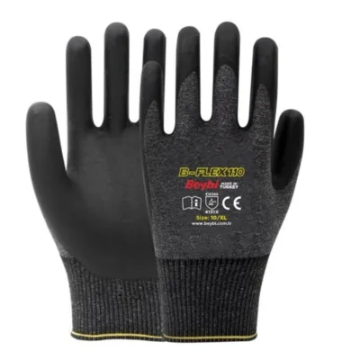 Beybi B-flex110 Nitril Kaplı Köpük Eldiven No:10 - 144'lü Paket