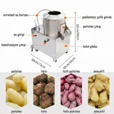 Dalle QD-350 Patates Soyma Makinesi - Görsel 4