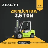 Zoomlion FD35 Dizel 3.5 Ton Forklift - Görsel 3