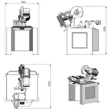 DT 315 DXS Daire Testere Makinası - Görsel 2