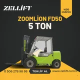 Zoomlion FD50 Dizel 5 Ton Forklift - Görsel 3