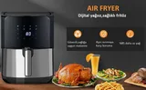Dalle DL-AF558T1 Dijital 5.5 Lt Yağsız Fritöz 1700 Watt - XL AirFryer - Görsel 3