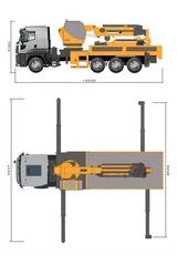 30 Ton Araç Üstü Yük Vinç - HİDROKON HK 90 YK6 /L4 - Görsel 6