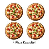 Atalay APF-40-2 20 cm x 4 Pizza Kapasiteli Çift Katlı Pizza Fırını, Elektrikli - Görsel 2