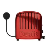 Dualit 27031 Classic Ekmek Kızartma Makinesi, 2 Hazneli, El Yapımı, Kırmızı - Görsel 3