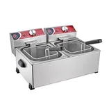 SilverInox 2143 Fritöz, 5+5 L, Elektrikli - Görsel 2