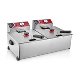 SilverInox 2701 Fritöz, 8+8 L, Elektrikli - Görsel 2