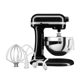 KitchenAid 5KSM55SXX Ağır Hizmet Tipi Kaldırılabilir Kaseli Stand Mikser, 5.2 L, Siyah - Görsel 3