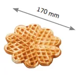 Omake WFL01.E22 Z5F Zamanlayıcılı Çiçek Çiftli Waffle Makinesi, Elektrikli - Görsel 2