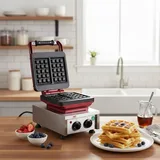 Omake WFL21.E12 Z5F Kare Model Zamanlayıcılı Manuel Waffle Makinesi, Elektrikli - Görsel 2