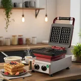 Omake WFL21.E12 Z5F Zamanlayıcılı Belçika Waffle Makinesi, Elektrikli - Görsel 2