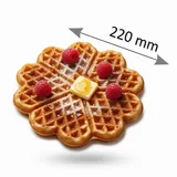 Omake WFL21.E12 Z5F Zamanlayıcılı Çiçek Model Tekli Waffle Makinesi, Elektrikli - Görsel 2