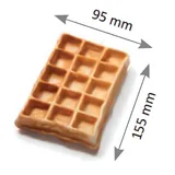 Omake WFL21.E22 Z5F 0101 Zamanlayıcılı Kare Model Manuel Çiftli Waffle Makinesi, Elektrikli - Görsel 2