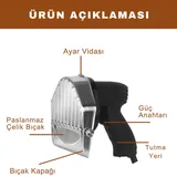 Vosco VKS-100T Çift Bıçaklı Motorlu Döner Kesme Makinesi - Görsel 3