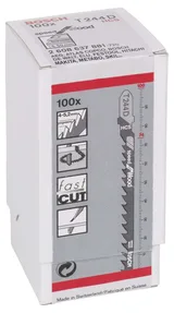 Bosch - Hızlı Kesim Serisi Ahşap İçin T 244 D Dekupaj Testeresi Bıçağı - 100'Lü Paket - Görsel 2