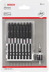 Bosch - Impact Control Serisi Çift Taraflı Vidalama Ucu 9'lu Set *110mm - Görsel 2
