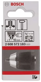 Bosch - 1-10 mm - 3/8''-24 Anahtarsız Mandren - Görsel 2