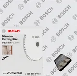 Bosch - Ekonomik Seri 9+1 Genel Yapı Malzemeleri İçin Elmas Kesme Diski 125 mm Turbo - Görsel 2