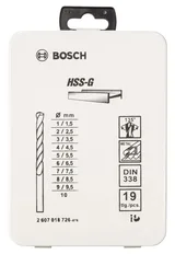 Bosch - HSS-G Metal Matkap Ucu Seti 19 Parça - Görsel 3