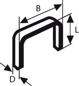 Bosch - Zımba Teli Tip 53 11,4*0,74*6 mm - Görsel 2